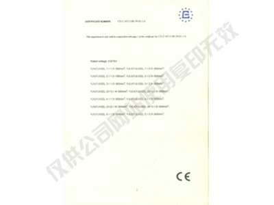 認證證書